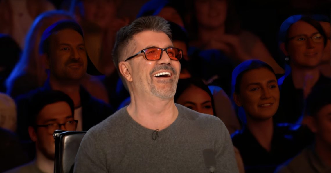 Simon Cowell smiles on Britain's Got Talent