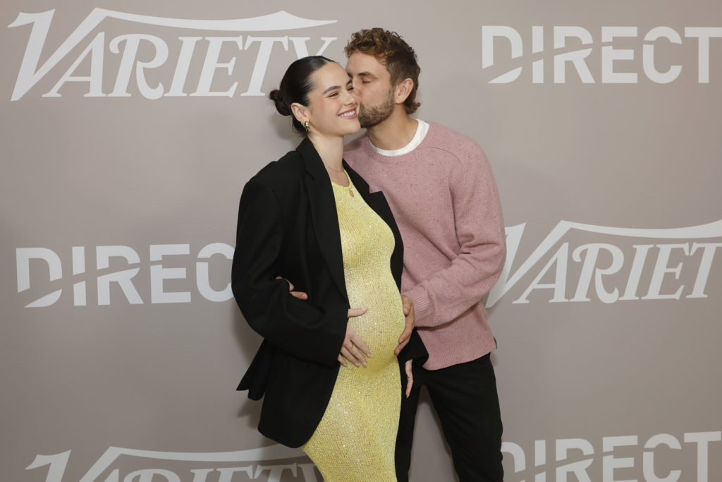 (L-R) Natalie Joy and Nick Viall attend Variety Women of Reality Presented by DirectTV at Spago on November 29, 2023 in Beverly Hills, California.