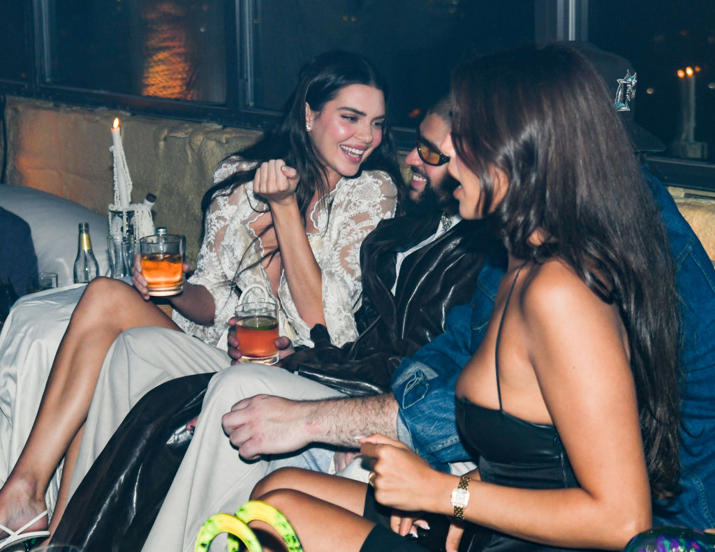 Kendall Jenner, Bad Bunny and guests at the After Met 2 Met Gala after party hosted by Carlos Nazario, Emily Ratajkowski, Francesco Risso, Paloma E...