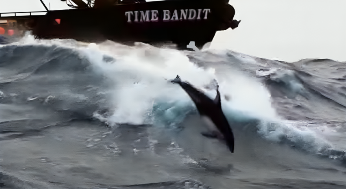 Rare dolphins help Deadliest Catch star collect crabs in cutest bonding  moment