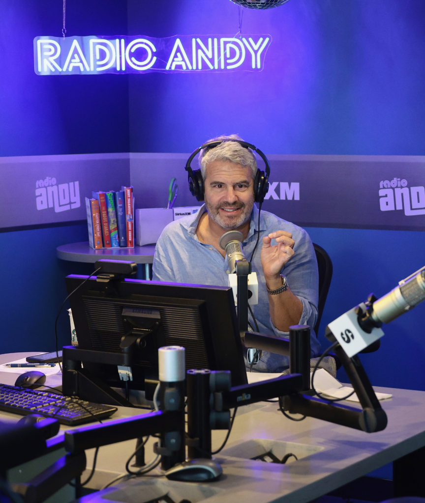 Andy Cohen visits SiriusXM at SiriusXM Studios on July 24, 2024 in New York City.