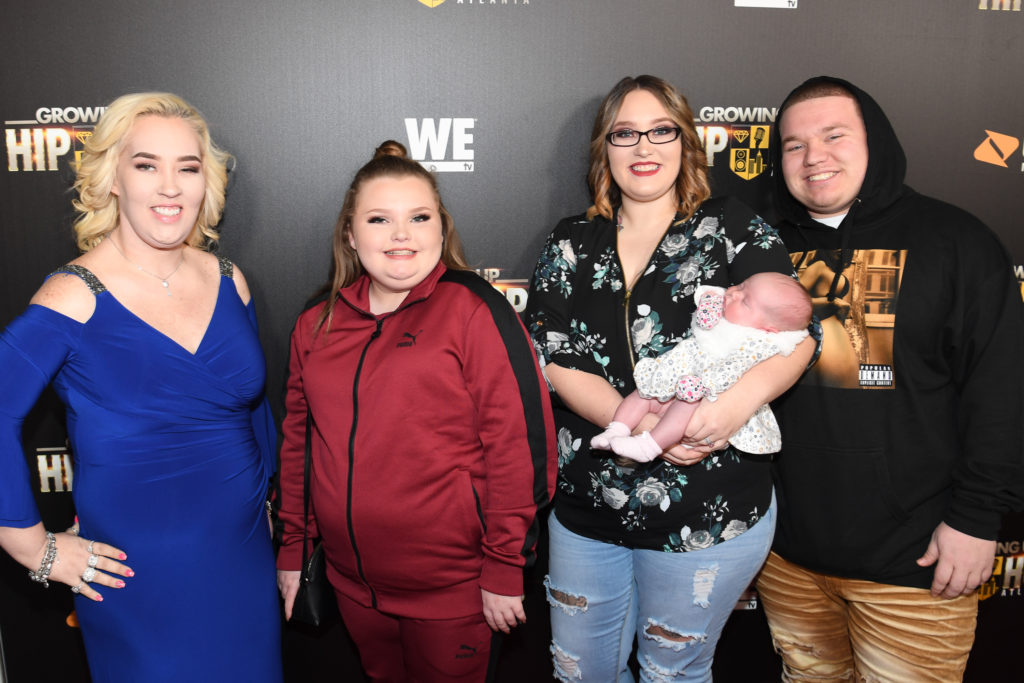 (L-R) June Shannon, Alana Thompson,  Lauryn 'Pumpkin' Shannon, Ella Grace Efird, and Joshua Brandon Efird attend "Growing Up Hip Hop Atlanta" seaso...