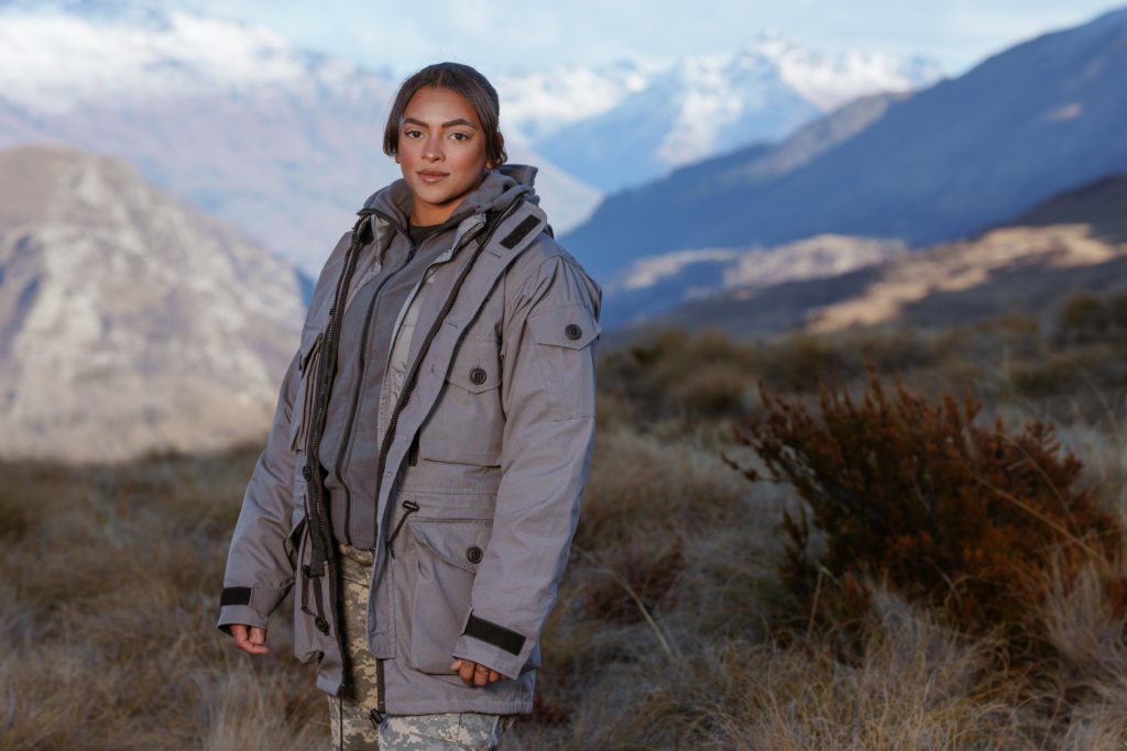 Ellie Downey posa para la promoción de SAS Who Dares Wins