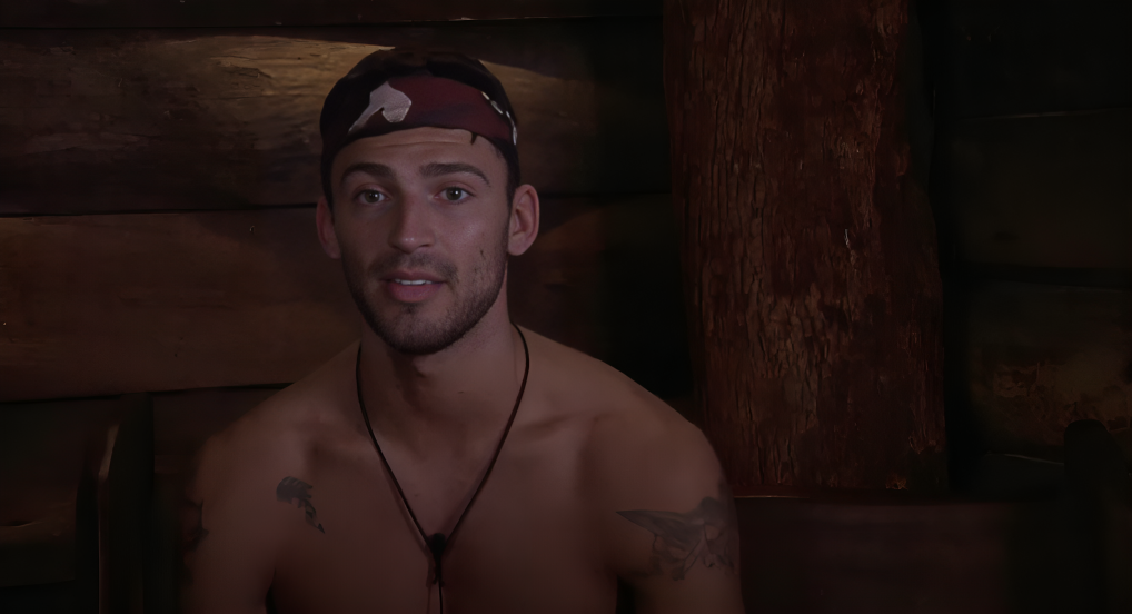 Jake Quickenden speaks to camera on I'm A Celebrity... Get Me Out Of Here!