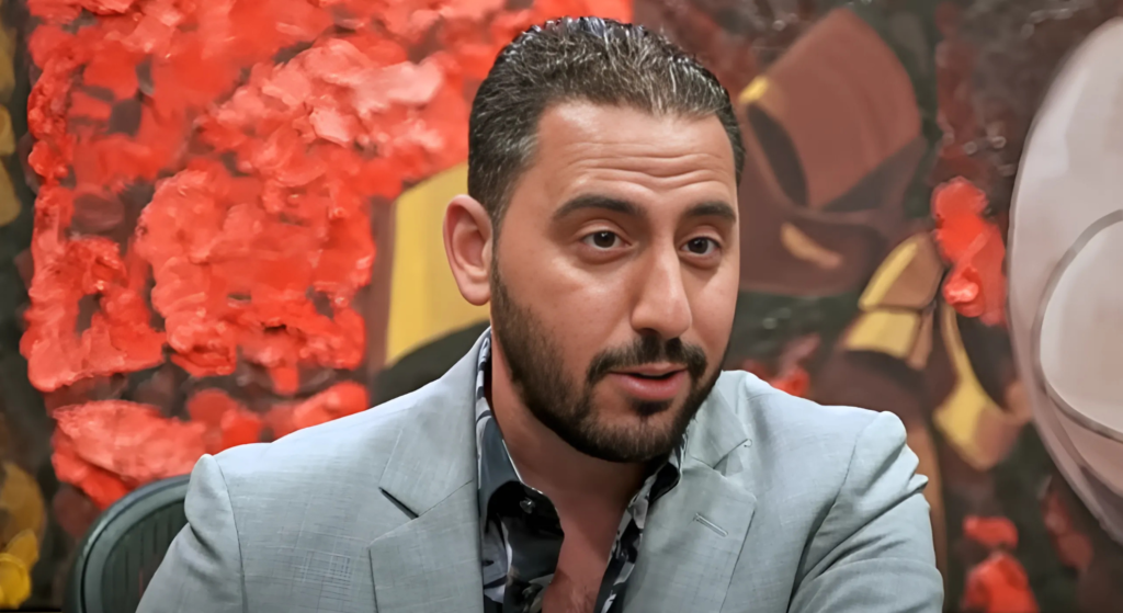 Josh Altman speaks wearing suit on Million Dollar Listing LA