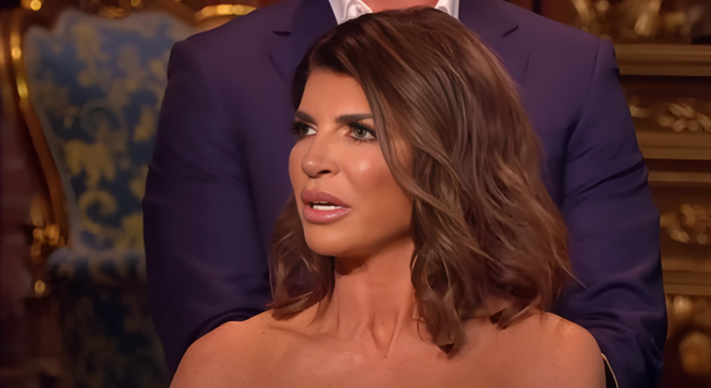 Teresa Giudice frowns during RHONJ season 13 reunion