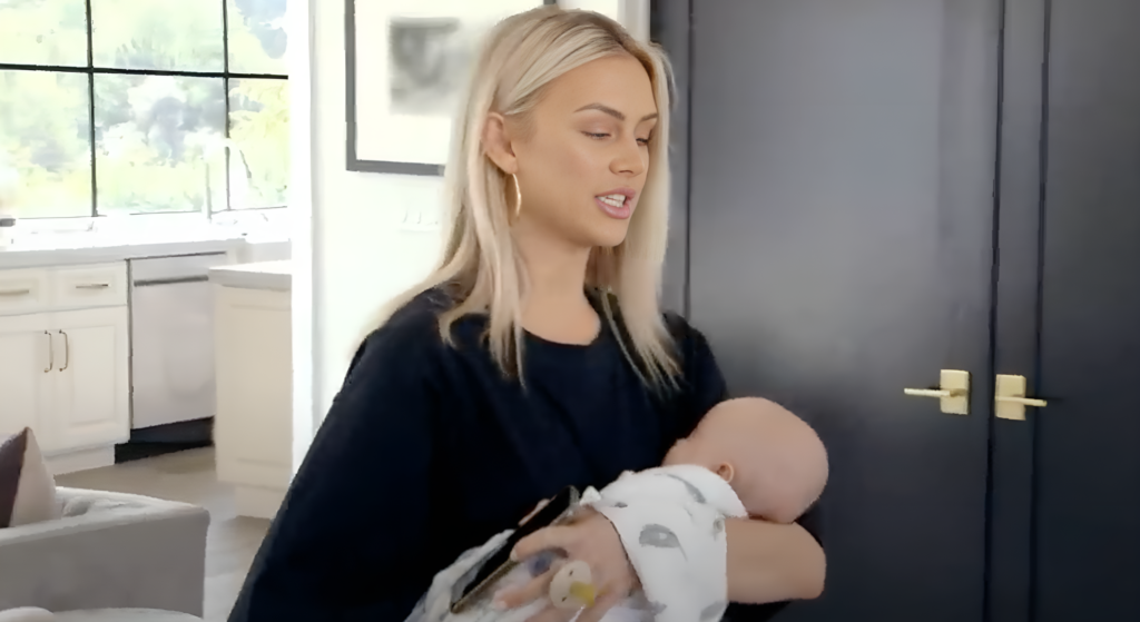 Lala Kent holds daughter appearing on Vanderpump Rules