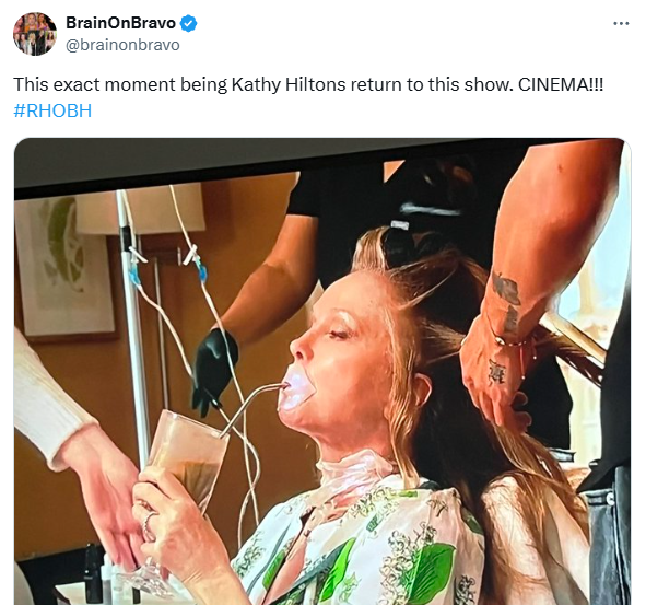 TV star undergoing casual IV drip is just one part of her self-care routine